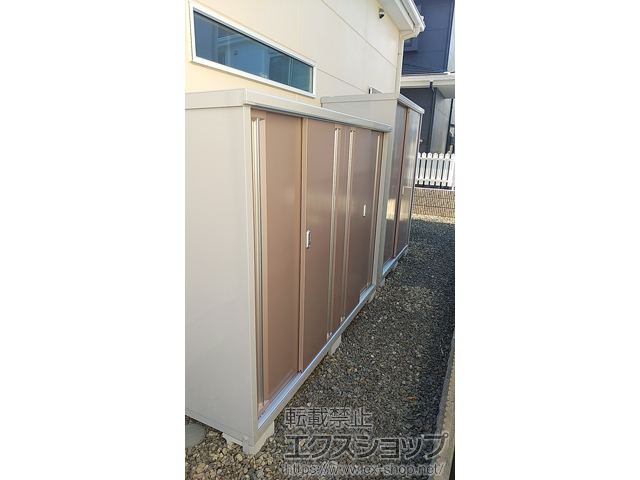 大阪府泉南郡熊取町のの物置・屋外倉庫 シンプリー 一般型 1520×755×1903（MJX-157E-P） MJX-157E-P-AR 施工例