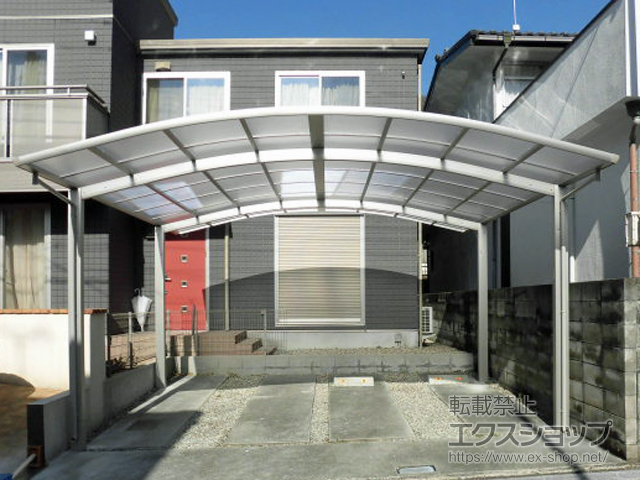 兵庫県たつの市ののカーポート レイナツインポートグラン　積雪〜20cm対応 施工例