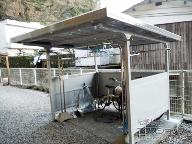 愛媛県宇和島市ののサイクルポート・駐輪場 イナバ自転車置場 BFタイプ 独立タイプ 一般型 施工例