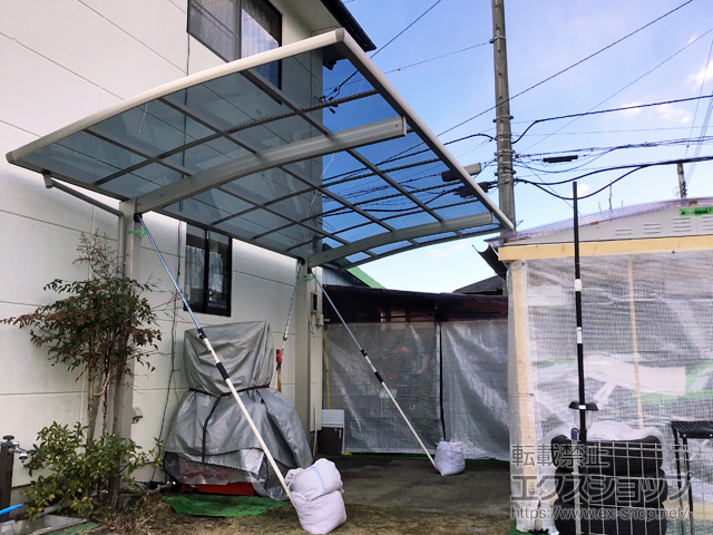 宮城県柴田郡川崎町ののカーポート プレシオスポート 積雪〜20cm対応 施工例