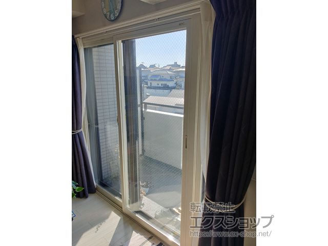 千葉県船橋市のの二重窓（内窓） インプラス 引違い窓 2枚建+FIX窓 *連窓仕様 施工例