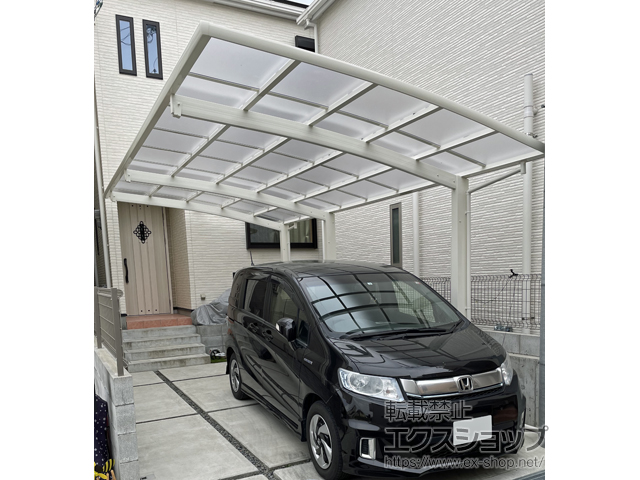 大阪府寝屋川市ののカーポート レイナポートグラン 延長　積雪〜20cm対応 施工例