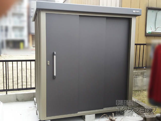 愛知県名古屋市のの物置・屋外倉庫 エスケーエイト SK8-70 一般型 1800×1200×1940 SK8-70-GK 施工例