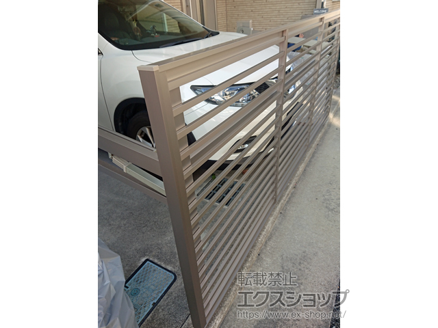 大阪府八尾市ののカーゲート オーバードアS1型 手動式 施工例