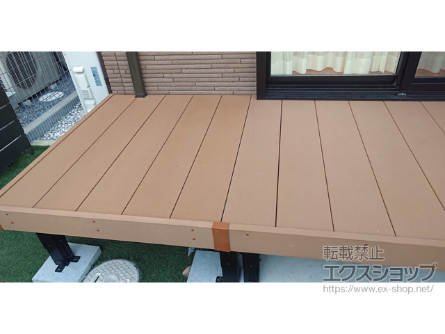 千葉県柏市ののウッドデッキ リウッドデッキ 200 施工例