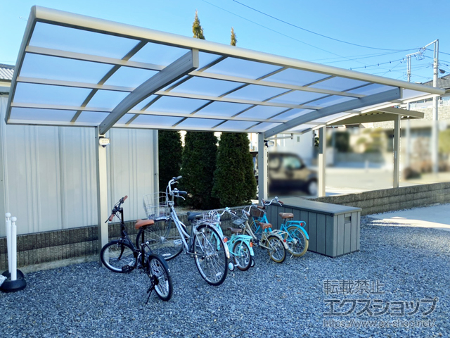 群馬県館林市ののカーポート プレシオスポート 積雪〜20cm対応 施工例