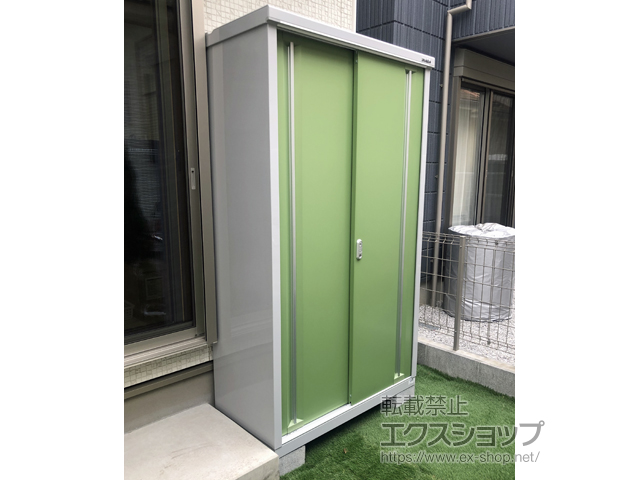 神奈川県横浜市のの物置・屋外倉庫 シンプリー 一般型 1100×515×1903（MJX-115E） MJX-115E-LG 施工例