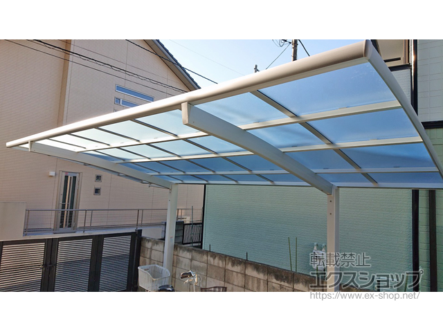 千葉県柏市ののカーポート フーゴR (ラウンドスタイル) 積雪〜20cm対応 施工例