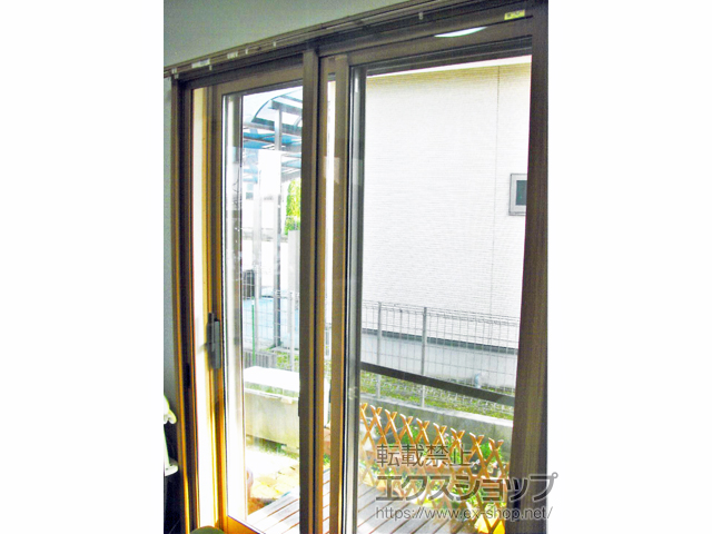 京都府木津川市のの二重窓（内窓） インプラス ダストバリア仕様 引違い窓 2枚建 施工例