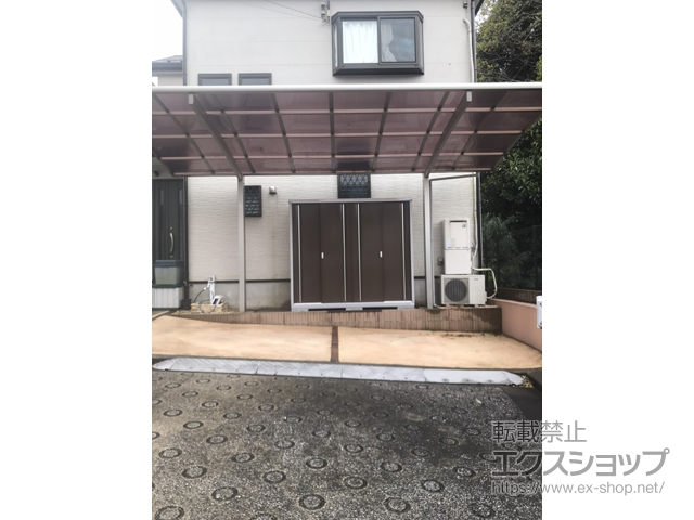 神奈川県横浜市のの物置・屋外倉庫 シンプリー 一般型 （MJX-216E-P） 施工例