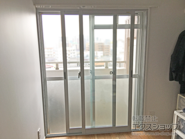 福岡県福岡市のの二重窓（内窓） インプラス ダストバリア仕様 引違い窓 2枚建 施工例