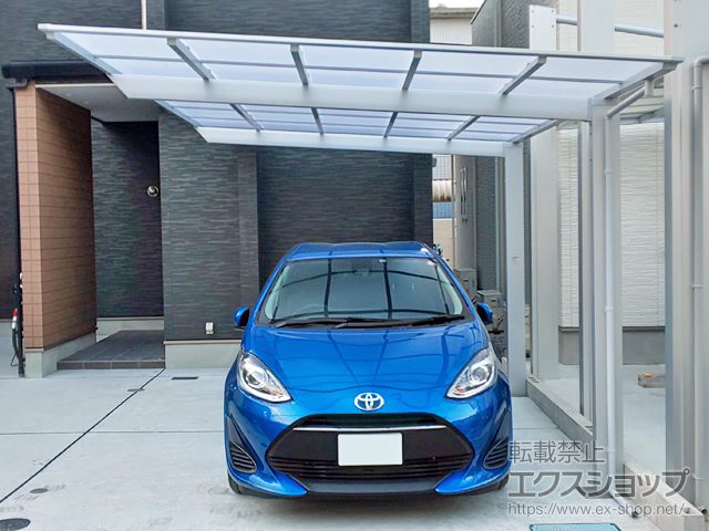 大阪府豊中市ののカーポート ソリッドポート 積雪〜20cm対応 施工例