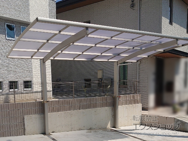 広島県広島市ののカーポート プレシオスポート 積雪〜20cm対応 施工例