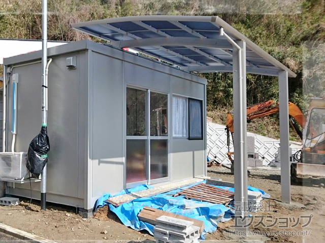 広島県呉市ののカーポート プレシオスポート 積雪〜20cm対応 施工例