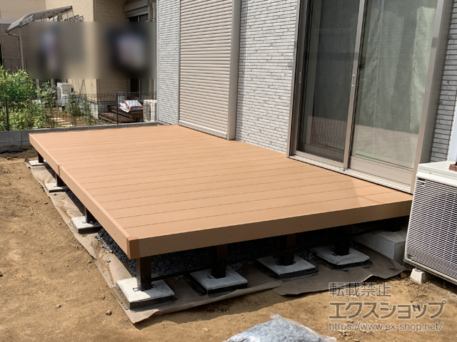 千葉県千葉市ののウッドデッキ リウッドデッキ 200 施工例