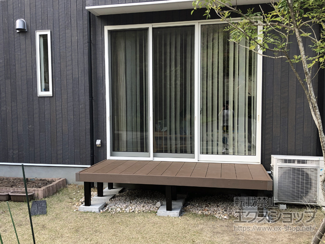 大分県佐伯市ののウッドデッキ マージウッドデッキ 施工例