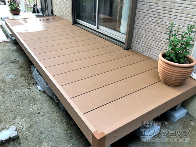 愛知県春日井市ののウッドデッキ マージウッドデッキ 施工例