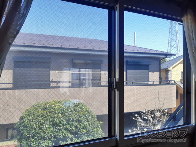 東京都三鷹市のの二重窓（内窓） インプラス ダストバリア仕様 引違い窓 2枚建 施工例