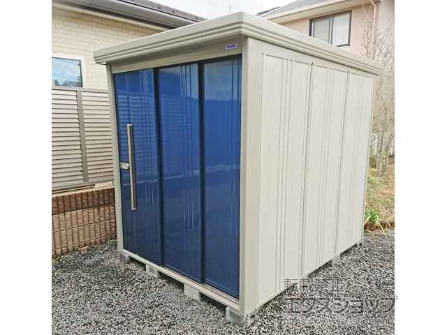 福島県いわき市のの物置・屋外倉庫 Mr.ストックマンダンディ 一般型 1832×2290×2110 ND-1822Y-DB 施工例
