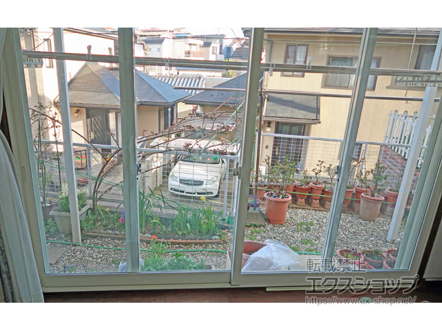 神奈川県大和市のの二重窓（内窓） インプラス ダストバリア仕様 引違い窓 2枚建 施工例