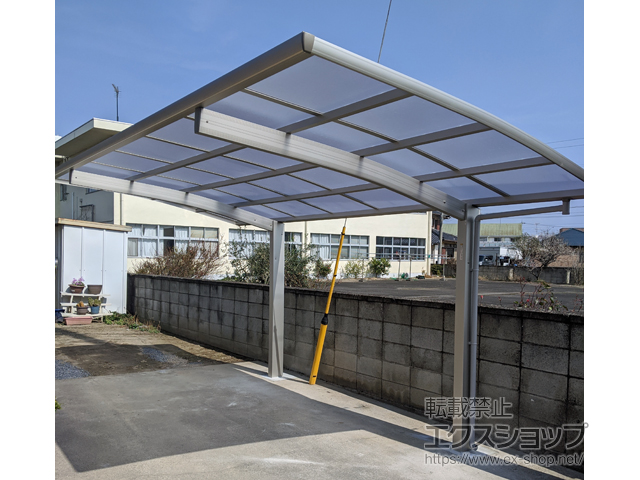 茨城県常総市ののカーポート プレシオスポート 積雪〜20cm対応 施工例