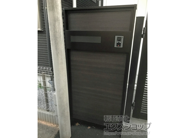 東京都新宿区のの機能門柱・ポスト ルシアスウォール 01型 W08 施工例