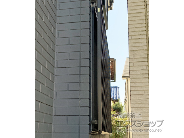 東京都西東京市のLIXIL リクシル（トステム）の面格子・窓格子 アルミ面格子 ヒシクロス 施工例