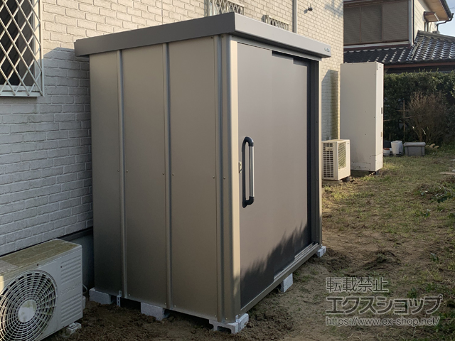 千葉県山武市のの物置・屋外倉庫 エスケーエイト SK8-70 一般型 1800×1200×1940 SK8-70-GK 施工例