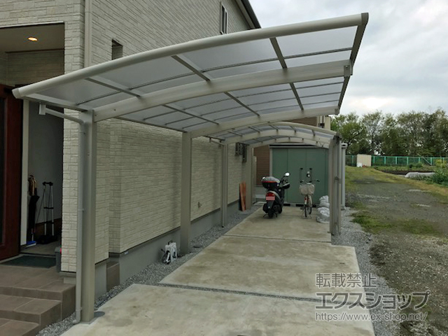 東京都三鷹市ののカーポート レイナポートグラン　積雪〜20cm対応 施工例