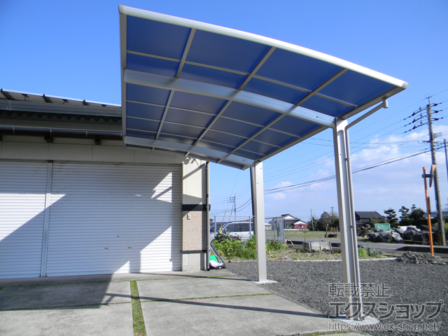 佐賀県杵島郡白石町ののカーポート プレシオスポート 積雪〜20cm対応 施工例