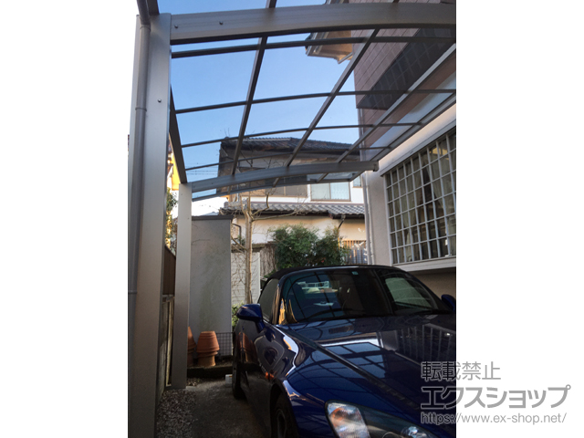 埼玉県東松山市ののカーポート プレシオスポート 積雪〜20cm対応 施工例