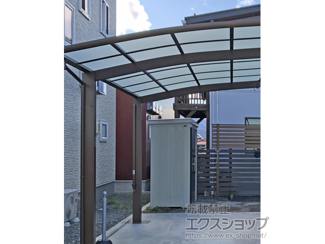 長野県上田市ののカーポート レイナポートグラン　積雪〜20cm対応 施工例