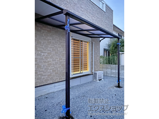 徳島県板野郡板野町ののテラス屋根 ソラリア F型 テラスタイプ 単体 積雪〜20cm対応 施工例