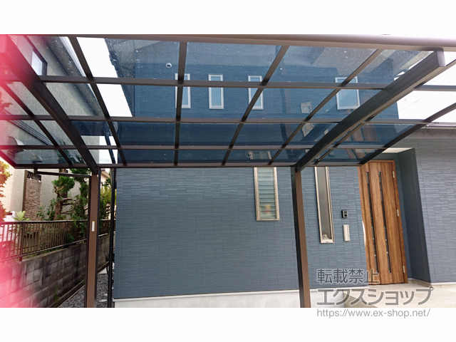 兵庫県丹波篠山市ののカーポート プレシオスポート 積雪〜20cm対応 施工例