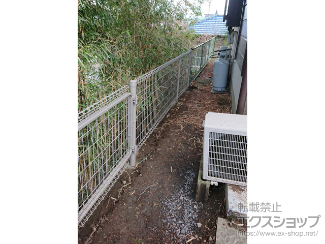 栃木県宇都宮市ののフェンス・柵 朝日スチール FMフェンス A900 施工例