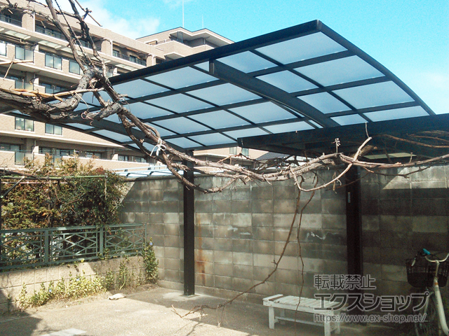 京都府京都市ののカーポート プレシオスポート 積雪〜20cm対応 施工例