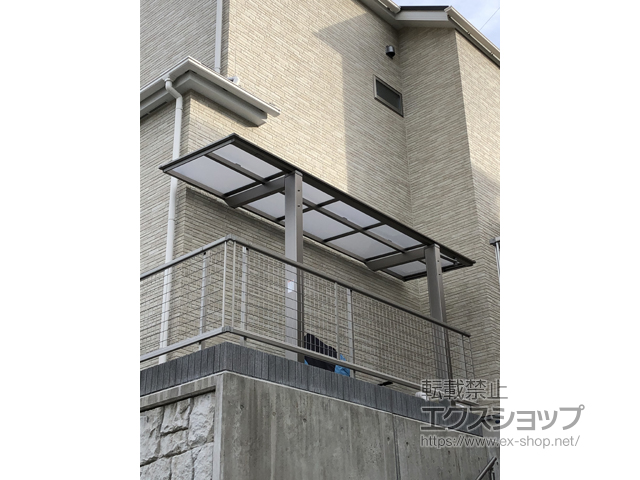 神奈川県横浜市ののテラス屋根 フーゴF 独立テラスタイプ 単体 積雪〜20cm対応 施工例