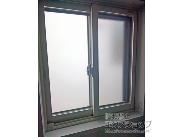 千葉県浦安市のの二重窓（内窓） インプラス ダストバリア仕様 引違い窓 浴室仕様 ユニットバス納まり 2枚建 施工例