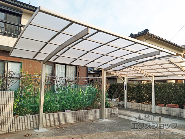 宮崎県日向市ののカーポート プレシオスポート 積雪〜20cm対応 施工例