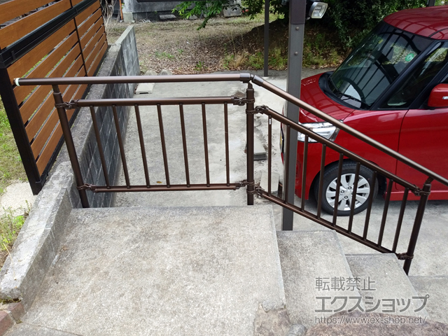 熊本県宇土市のの手すり パルトナーUDフェンス3型（手すり）たて格子タイプ 施工例