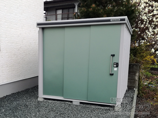 岩手県花巻市のの物置・屋外倉庫 エルモ 積雪型 2220×2920×2116（LMDS-2229） LMDS-2229-EG 施工例