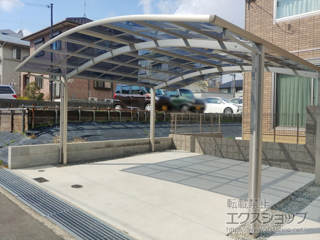 兵庫県神戸市ののカーポート レイナツインポートグラン　積雪〜20cm対応 施工例