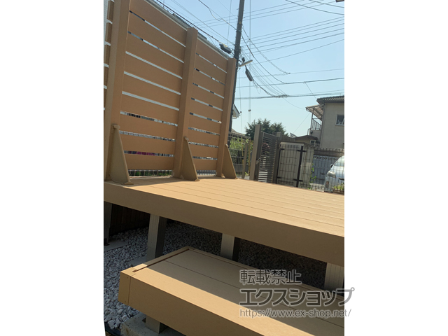 千葉県市川市ののウッドデッキ リウッドデッキ 200 施工例
