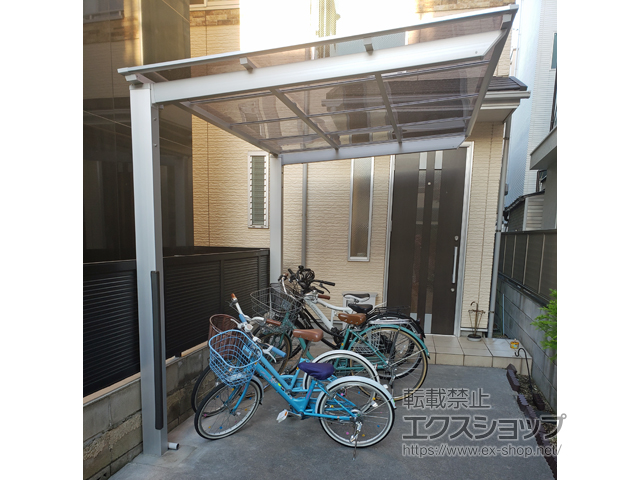 東京都中野区ののサイクルポート・駐輪場 ネスカFミニ (フラットスタイル) 積雪〜20cm対応 施工例