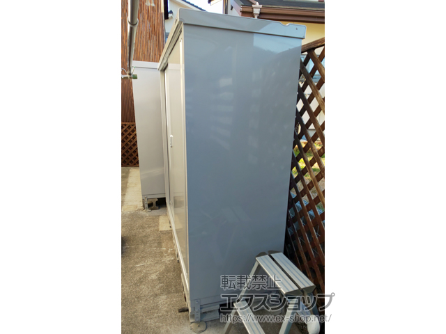 愛知県清須市のの物置・屋外倉庫 シンプリー 一般型 1740×615×1603 MJX-176D-P-FS 施工例