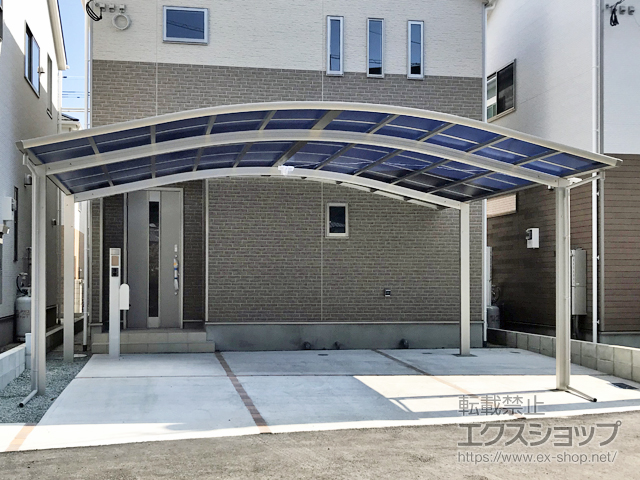熊本県熊本市ののカーポート レイナツインポートグラン　積雪〜20cm対応 施工例