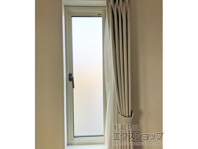 岐阜県羽島郡笠松町のの二重窓（内窓） インプラス ダストバリア仕様 開き窓 外観左吊元 施工例