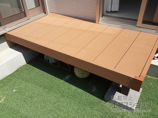 千葉県柏市ののフェンス・柵、物置・屋外倉庫、ウッドデッキ マージウッドデッキ 施工例