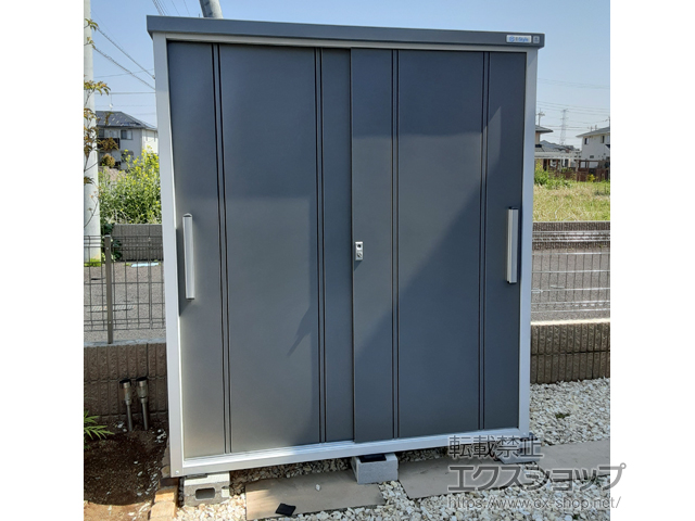 千葉県柏市のの物置・屋外倉庫 クール COOL-1775 一般型 1700×750×1937 COOL-1775-GM 施工例