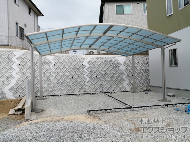 長崎県諫早市ののカーポート レイナツインポートグラン　積雪〜20cm対応 施工例